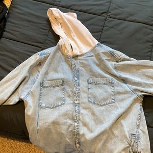 Pac sun Denim Jacket Size XL color Blue